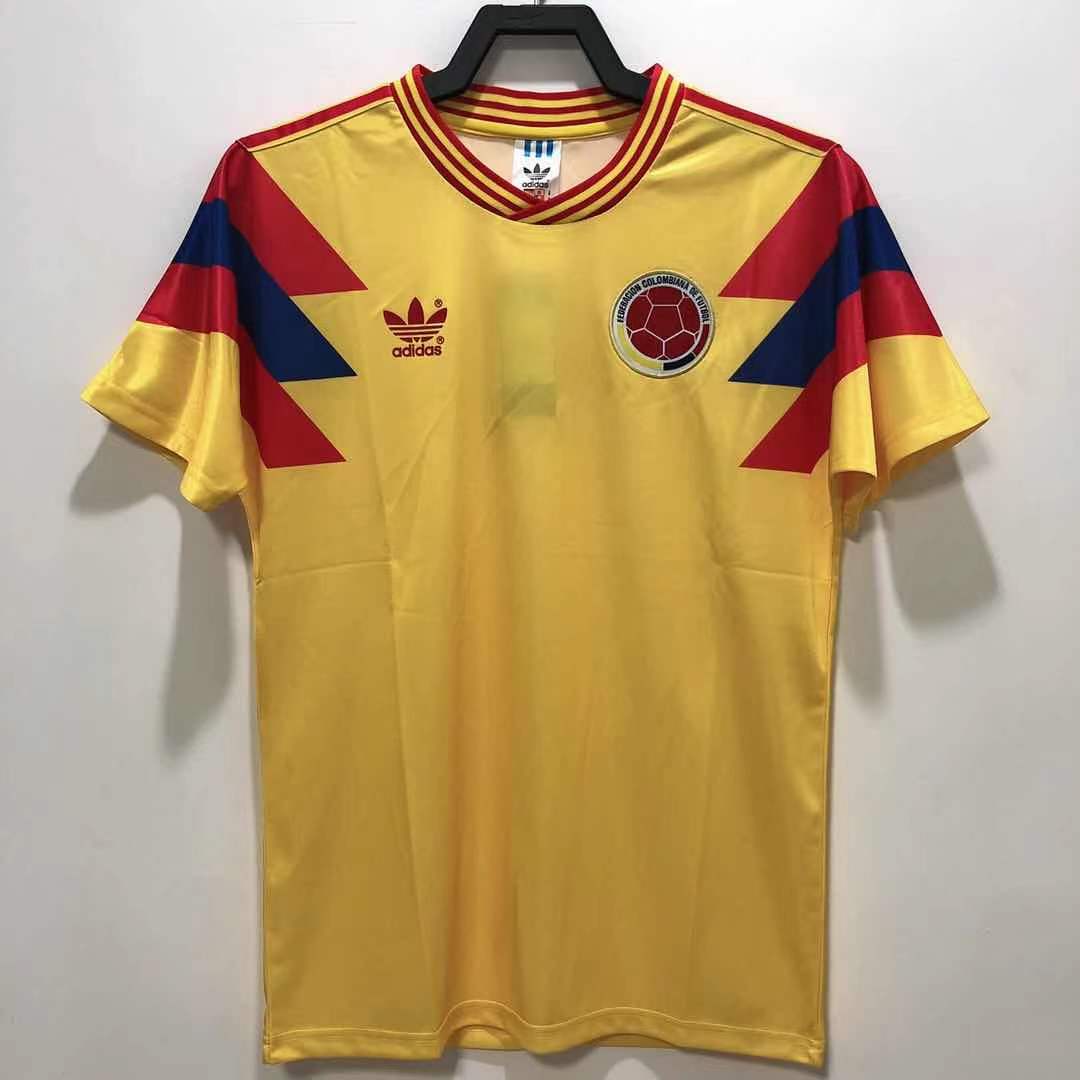 Colombia 1990 Retro Football Jersey