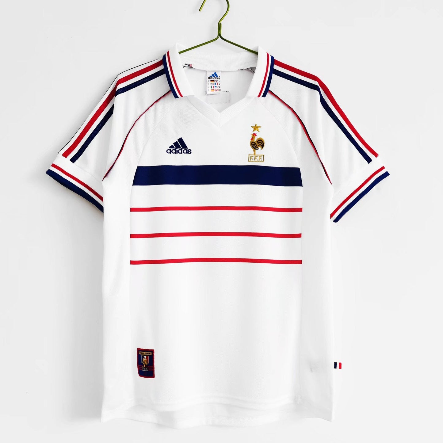 France 1998 Retro Football Jersey White