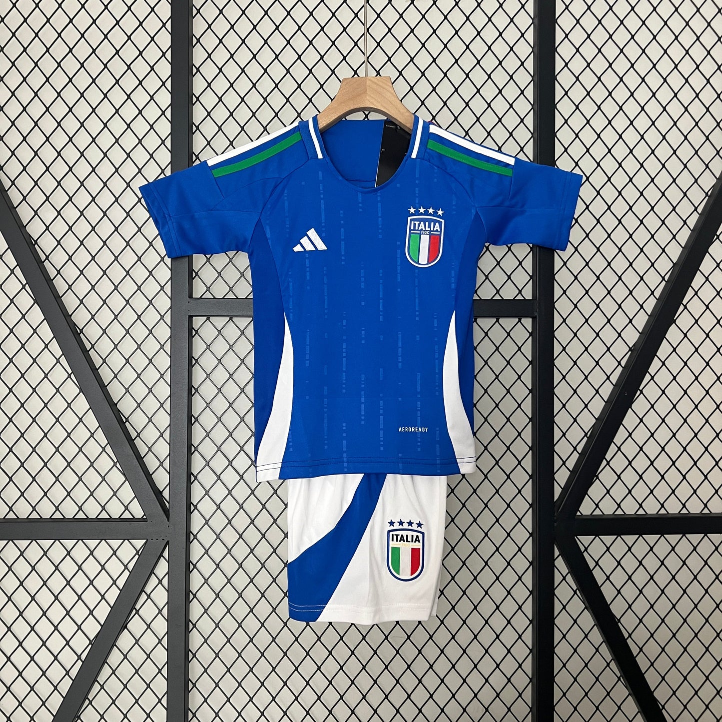 Italy 2024 Kids Football Kit (Home)