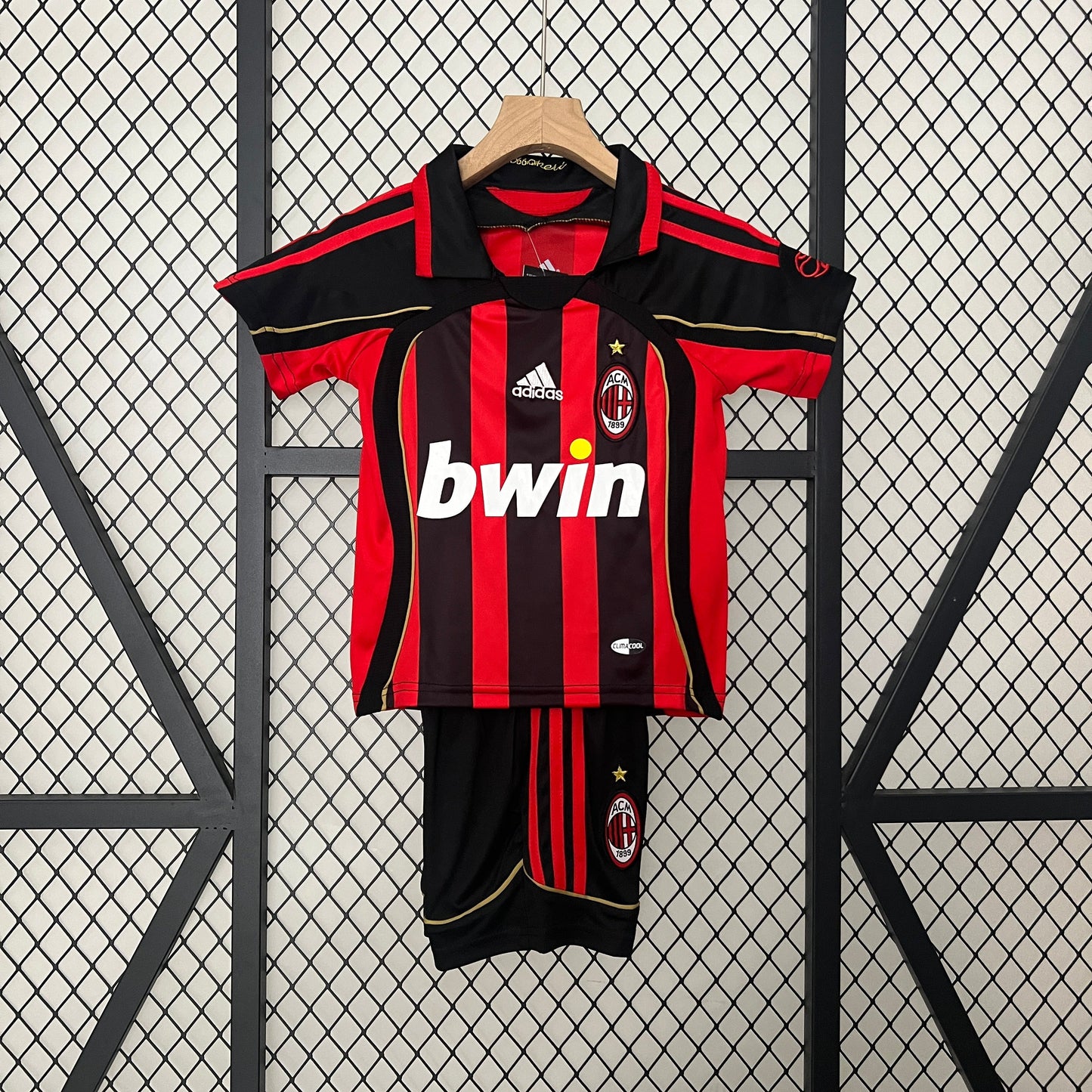 AC Milan 2006-2007 Retro Kids Football Kit