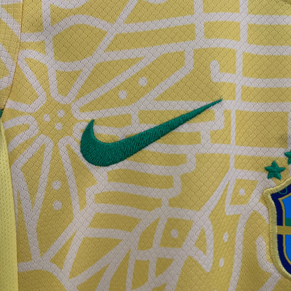 Brazil 2024 Kids Football Kit (Home)