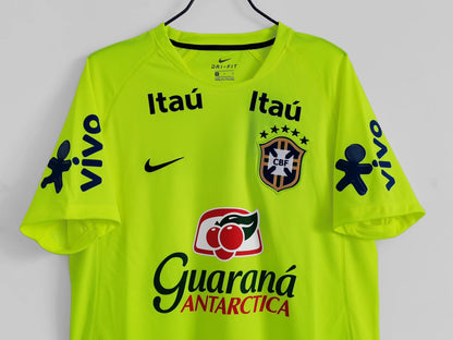 Brazil 2020 Retro Football Jersey Training (Apple)