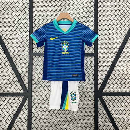 Brazil 2024 Kids Football Kit (Away)