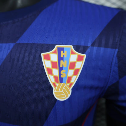 Croatia 2024 Football Jersey (Away Player Version)