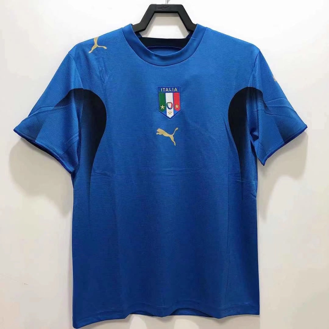 Retro Football Jersey Italy 2006