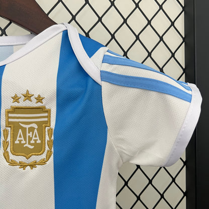 Aussie Baby Soccer Romper - Argentina