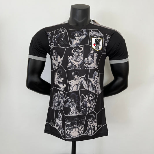 Black Japan-themed Football Jersey (Saint Seiya)