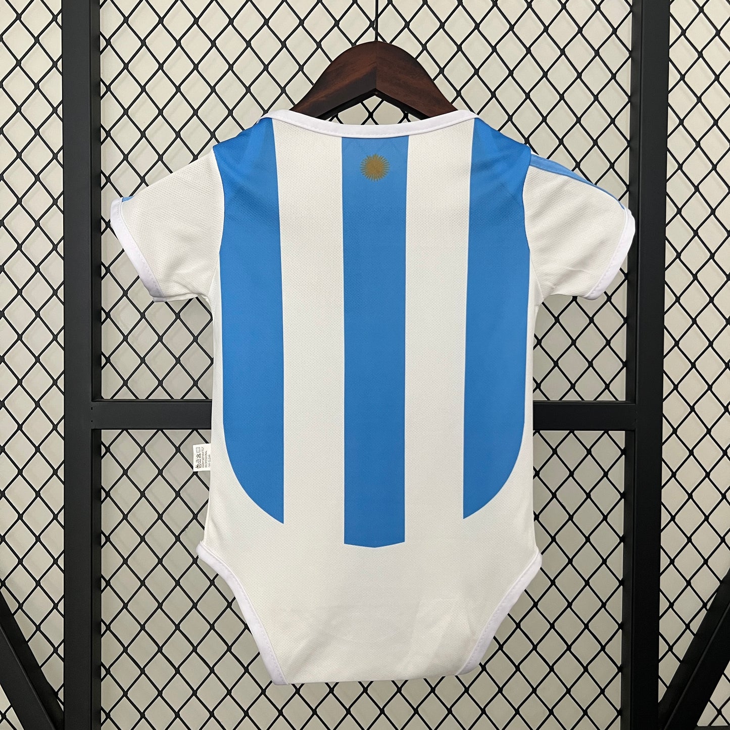 Aussie Baby Soccer Romper - Argentina