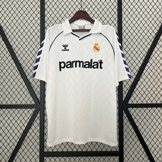 Real Madrid 1988 Home Retro Football Jersey