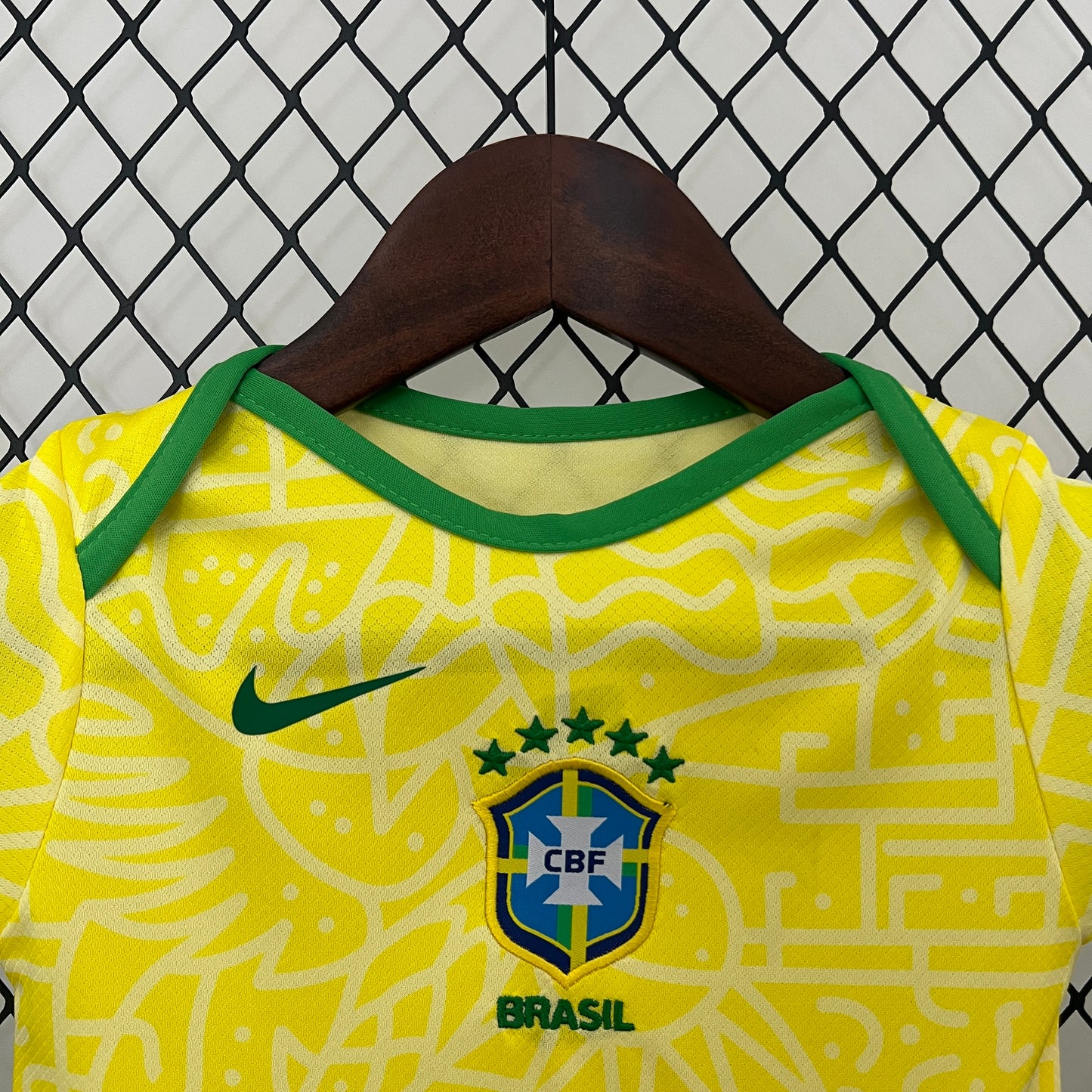 Aussie Baby Soccer Romper - Brazil