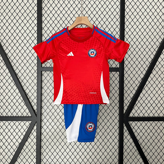 Chile 2024 Kids Football Kit (Home)