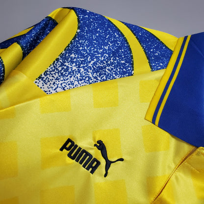 Parma 1995 - 1997 Yellow Retro Football Jersey