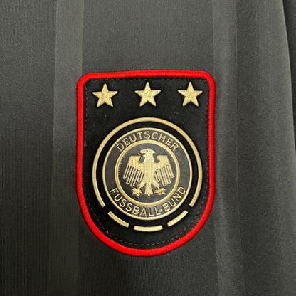 Germany 2010 Black Retro Football Jersey (Away)