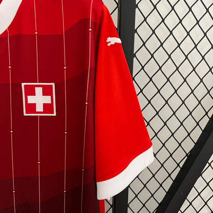 Switzerland 2024 Football Jersey Home (Fan Version)