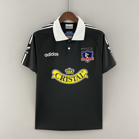 Colo Colo 1992-1993 Retro Football Jersey Black