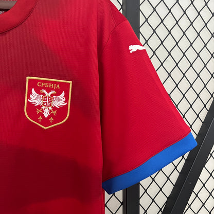 Serbia 2024 Football Jersey Home (Fan Version)