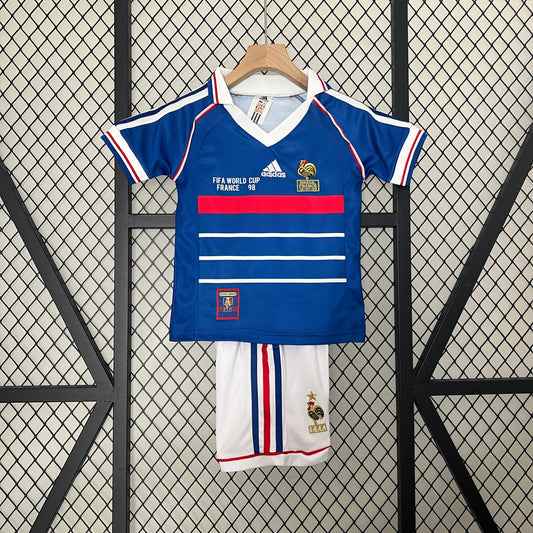 France 1998 Kids Retro Football Kit