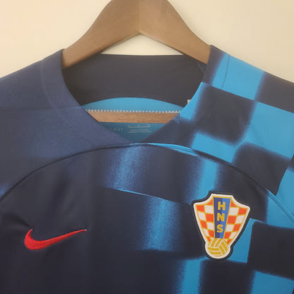 Croatia 2022  Retro Football Jersey Away