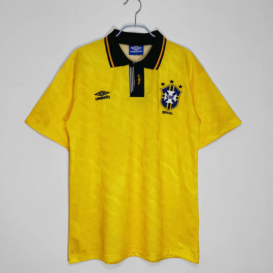 Brazil 1991 - 1993 Retro Football Jersey