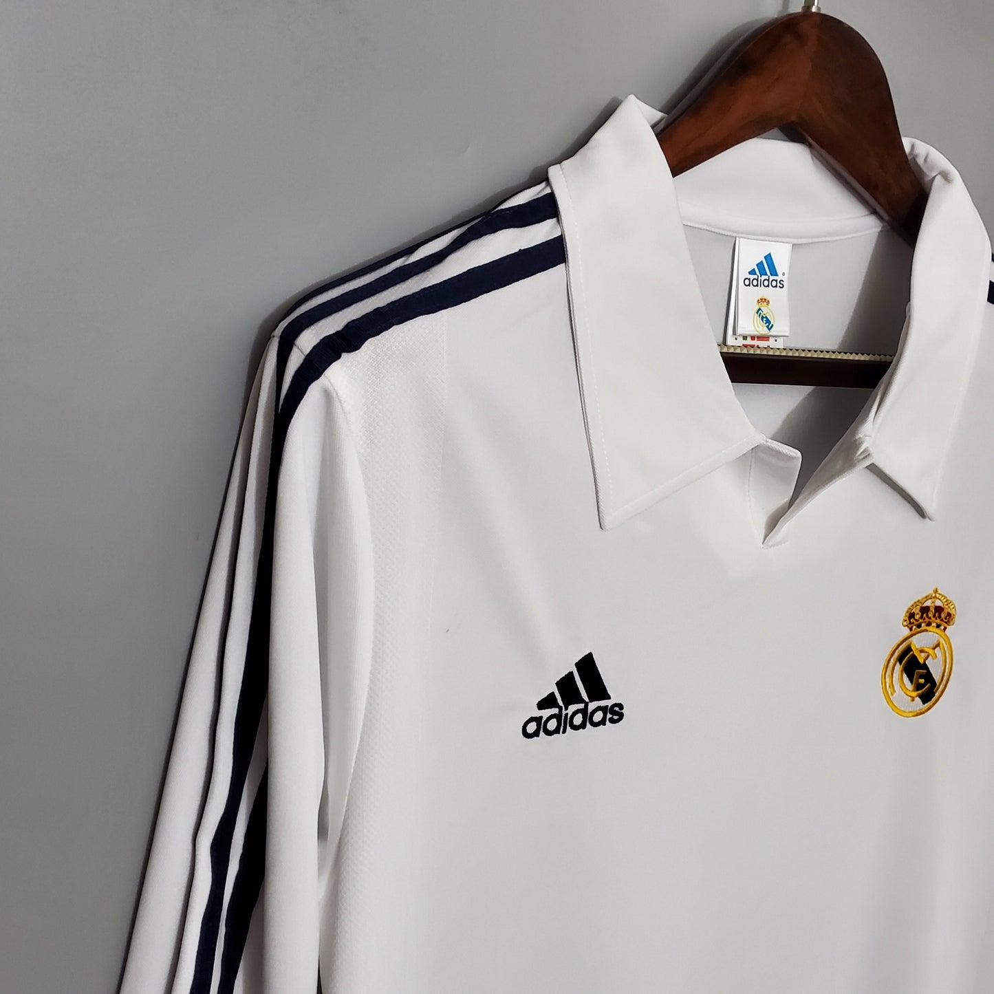 Real Madrid 2002 - 2003 Retro Football Jersey (Home) LS