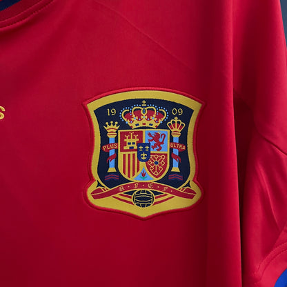 Spain 2010 Retro Football Jersey Home