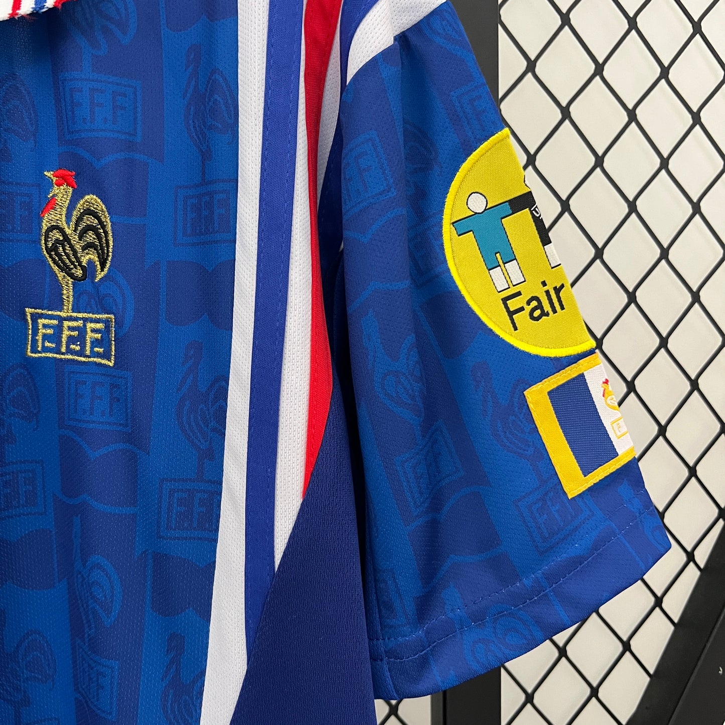 France 1996 Retro Football Jersey Home