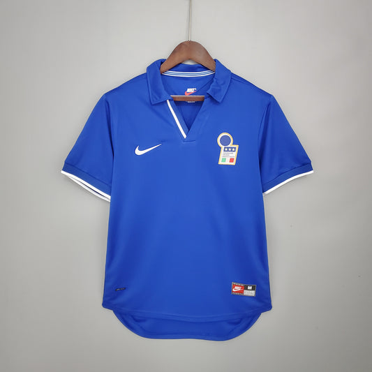 Retro Football Jersey Italy 1998 Home