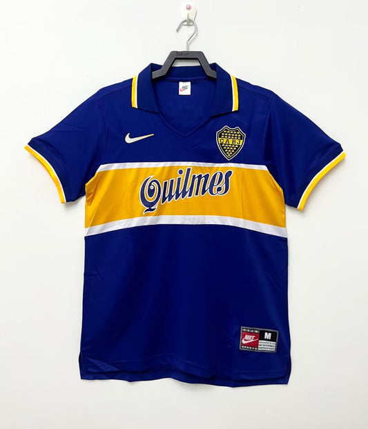 Boca Juniors 1996-1997 Home Retro Football Jersey