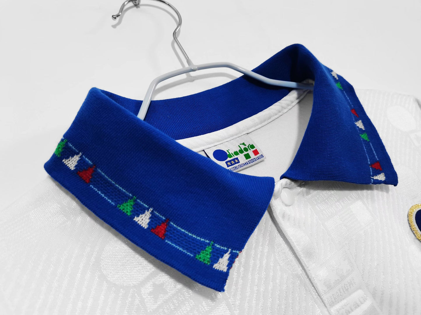 Italy 1994 Retro Football Jersey White