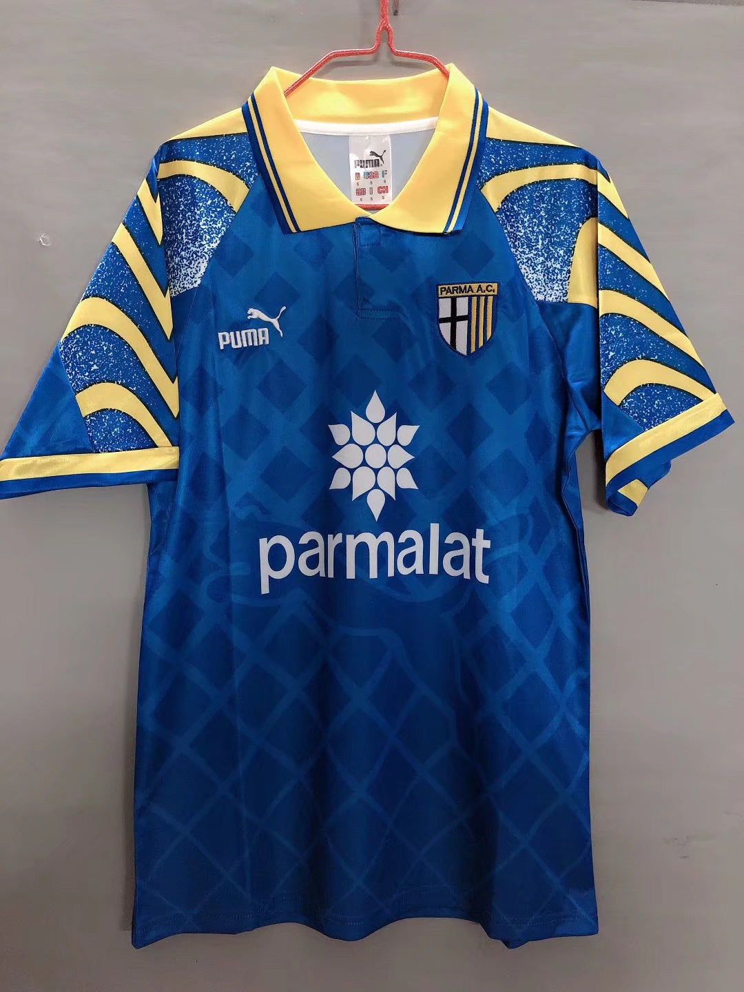 Parma 1995 - 1997 Blue Retro Football Jersey