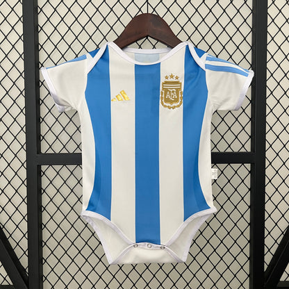 Aussie Baby Soccer Romper - Argentina