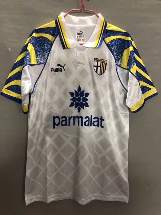 Parma 1995 - 1997 White Retro Football Jersey