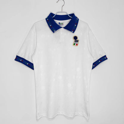 Italy 1994 Retro Football Jersey White