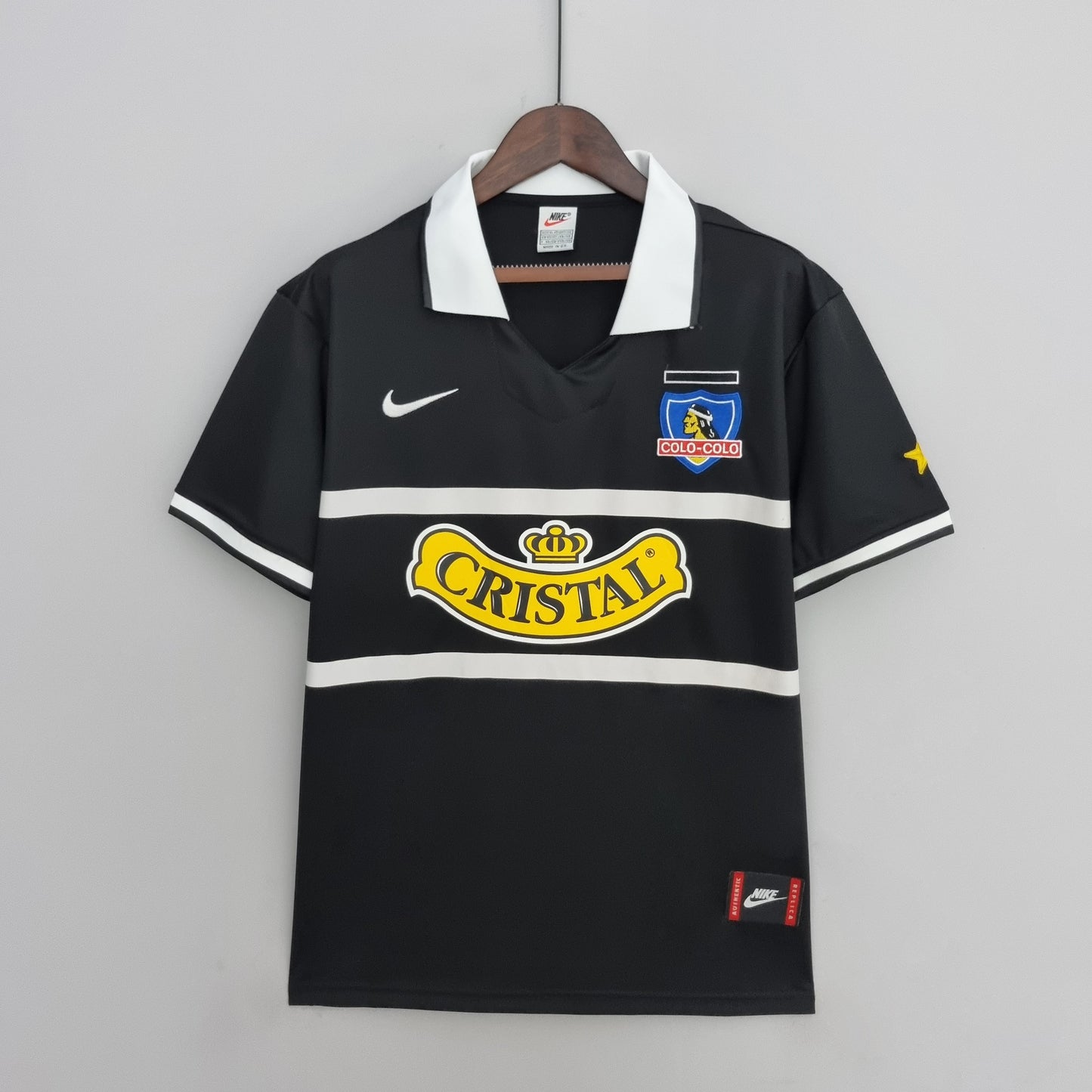 Colo Colo 1996-1997 Retro Football Jersey Black