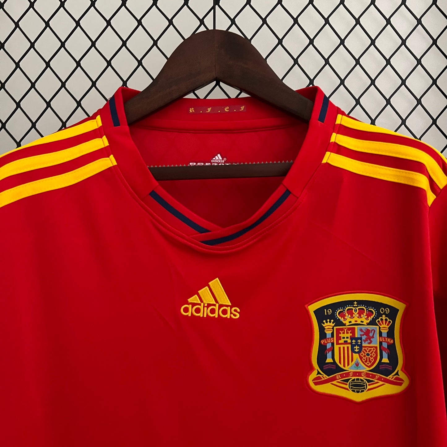 Spain 2010 Retro Football Jersey Home