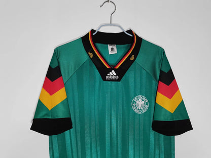 Germany 1992 Retro Football Jersey Away