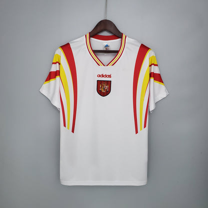 Spain 1996 Retro Football Jersey Away