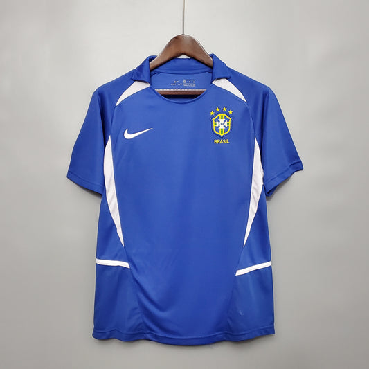 Brazil 2002 Away Retro Football Jersey Away