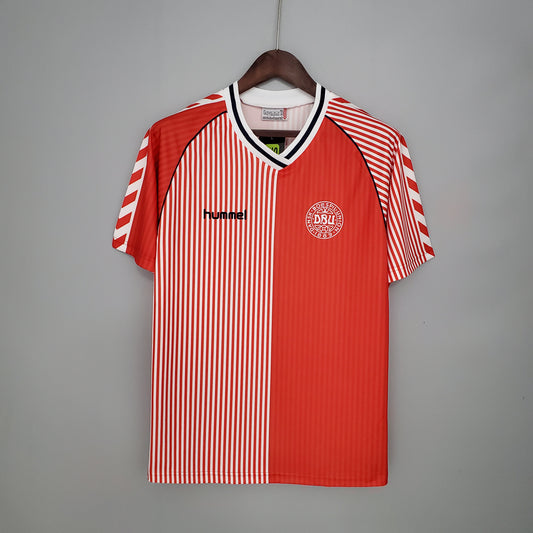 Retro Football Jersey Denmark 1986