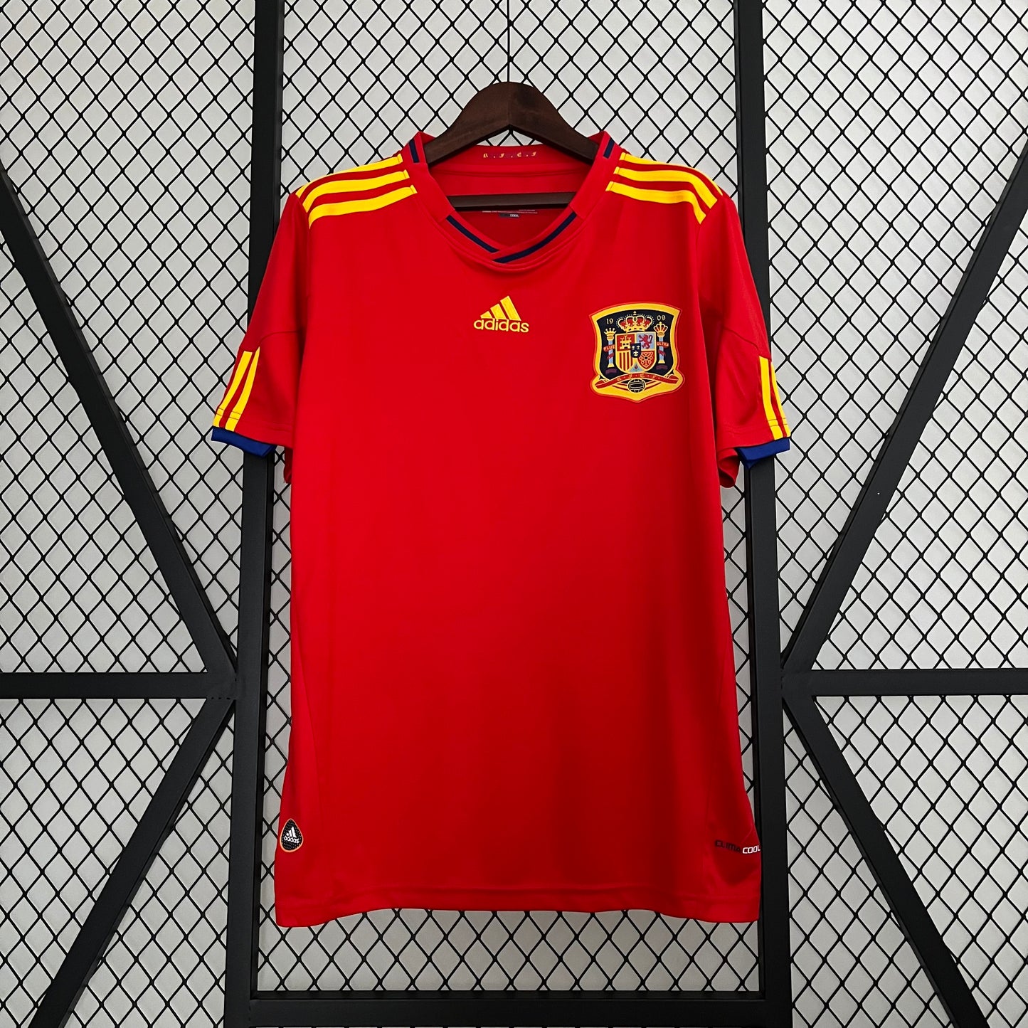 Spain 2010 Retro Football Jersey Home