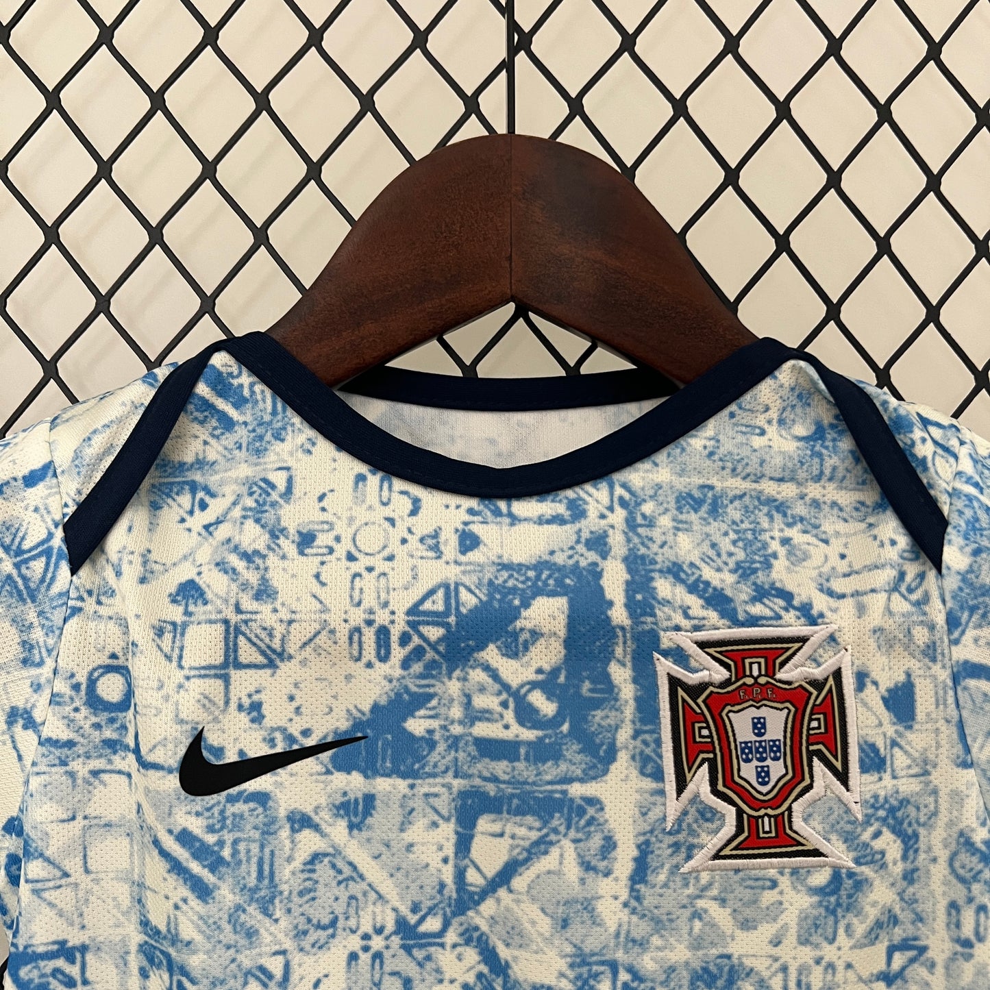 Aussie Baby Soccer Romper - Portugal Away