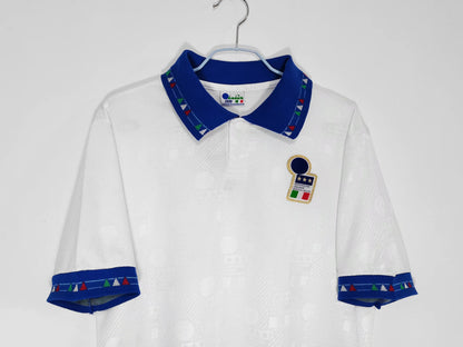 Italy 1994 Retro Football Jersey White