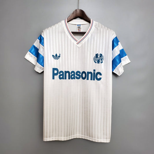 Retro Football Jersey Olympique de Marseille 1990 Home