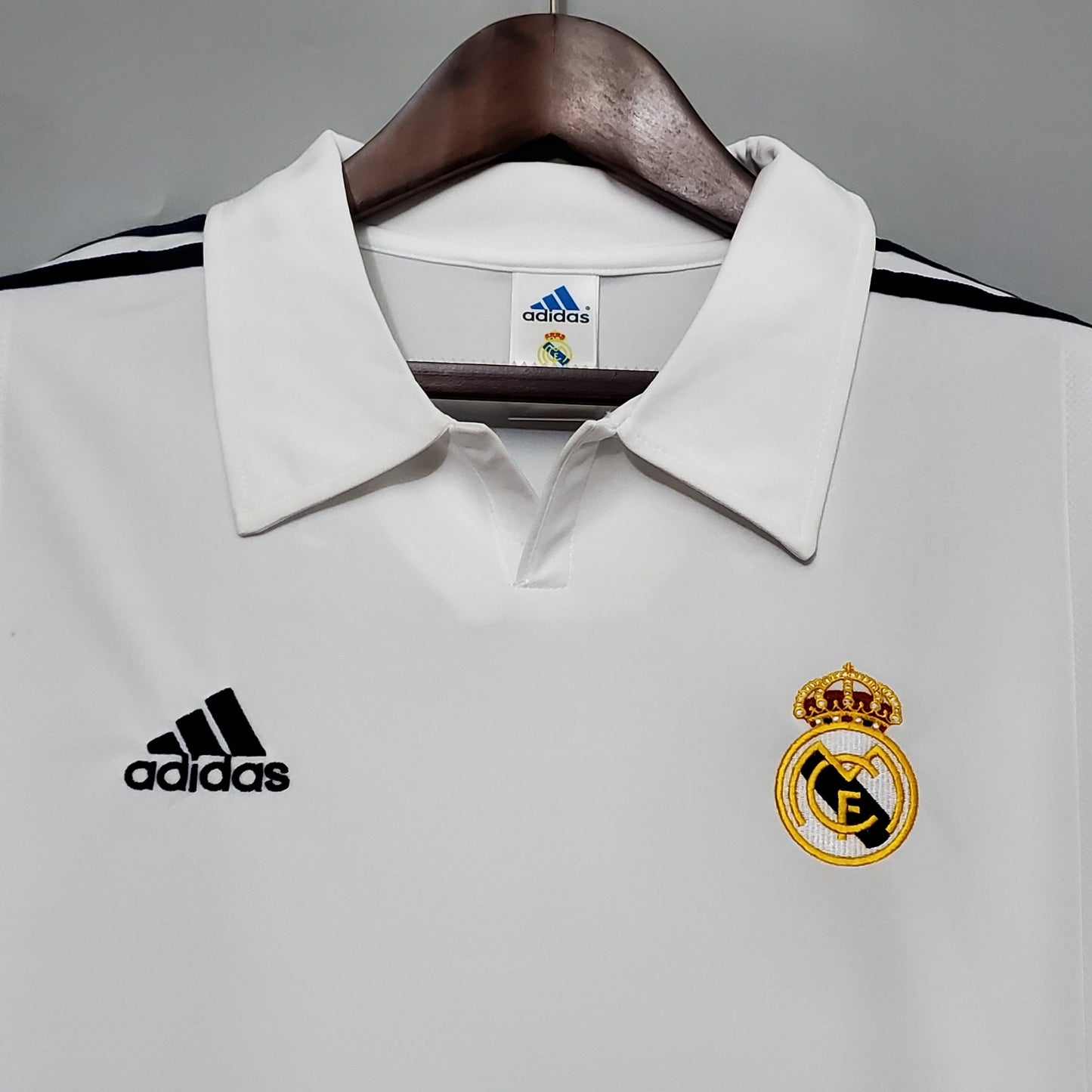 Real Madrid 2002 - 2003 Retro Football Jersey (Home) LS