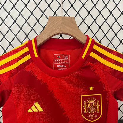 Spain 2024 Kids Football Kit (Home)