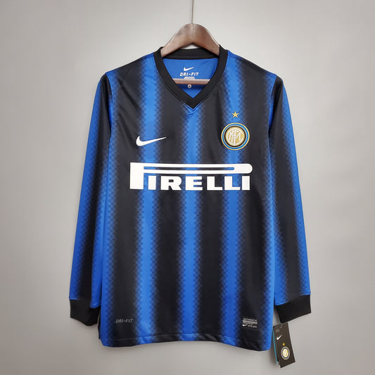 Inter Milan 2010-2011 Retro Football Jersey (LS)