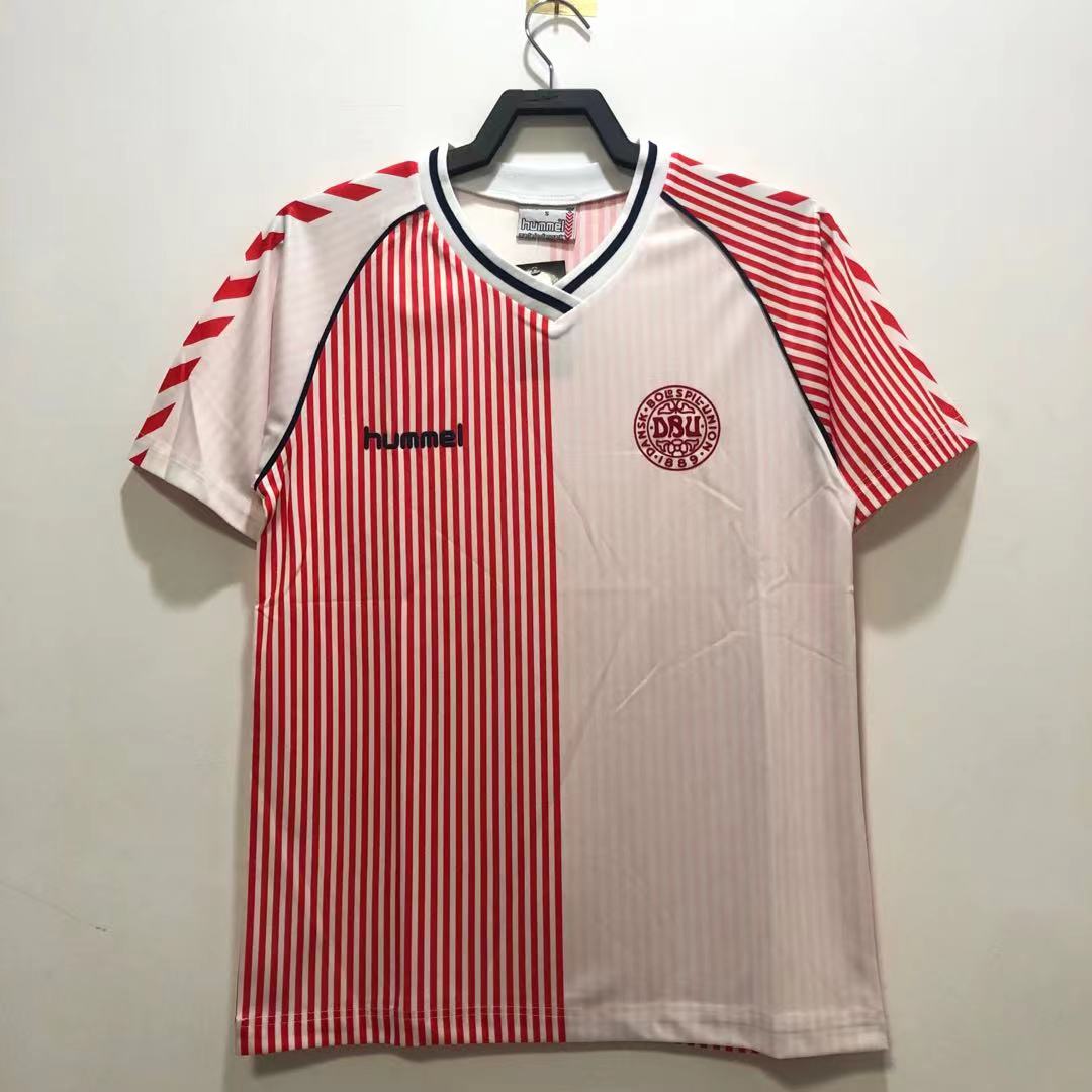 Retro Football Jersey Denmark 1986