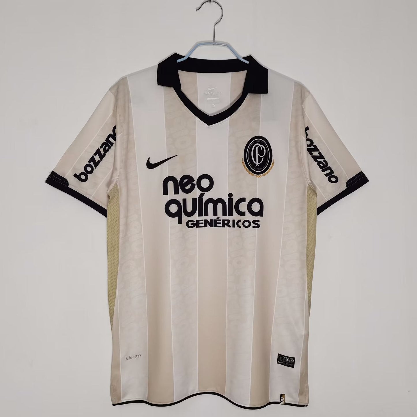 Retro Football Jersey Corinthians 2010 100th Anniversary