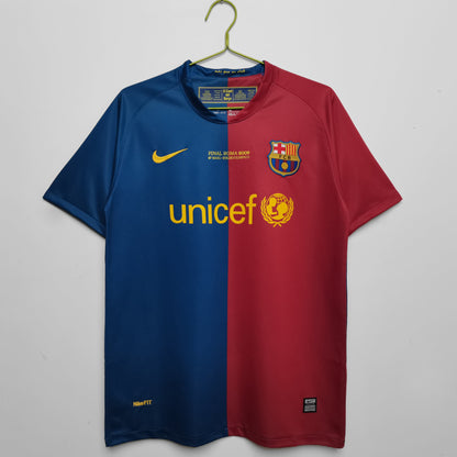 FC Barcelona 2008 Retro Football Jersey