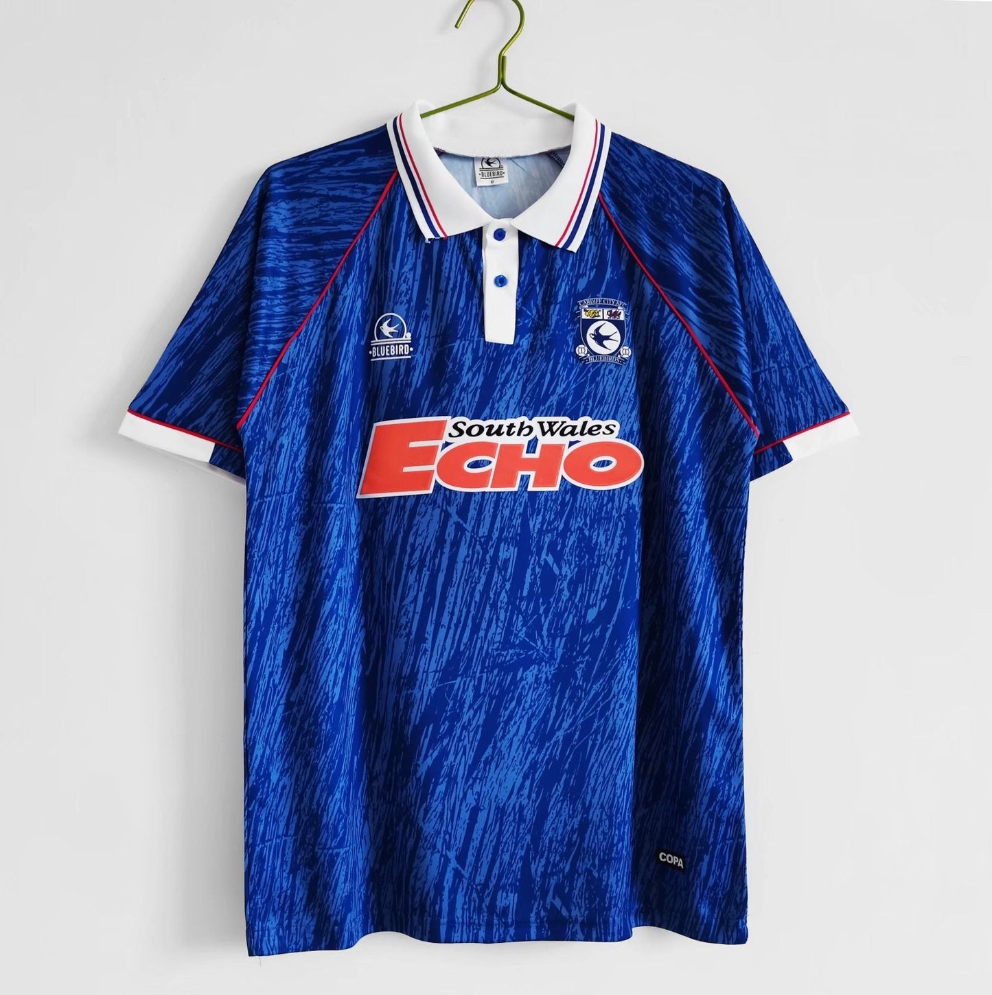 Retro Football Jersey Cardiff City 1990